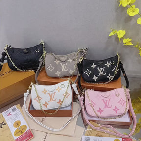 LV handbag for women, available in five different floral patterns. A classic and versatile choice. Choose your favorite color now!